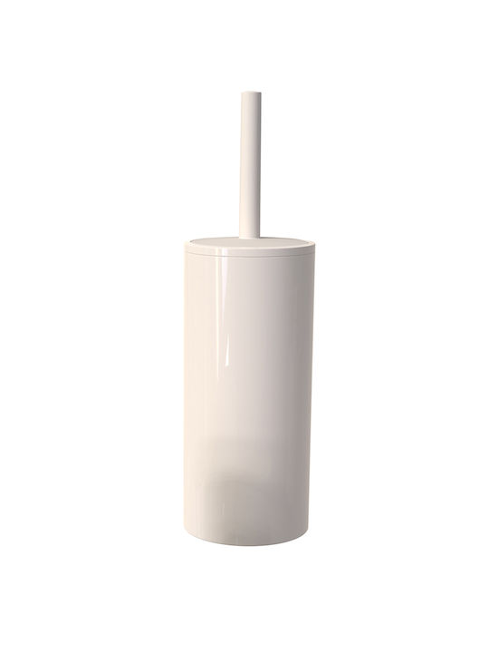 SteweHome Bathroom Accessory Set Plastic Beige 6 Pieces