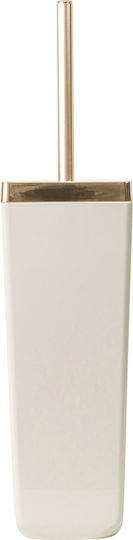 SteweHome Bathroom Accessory Set Plastic Beige 5 Pieces