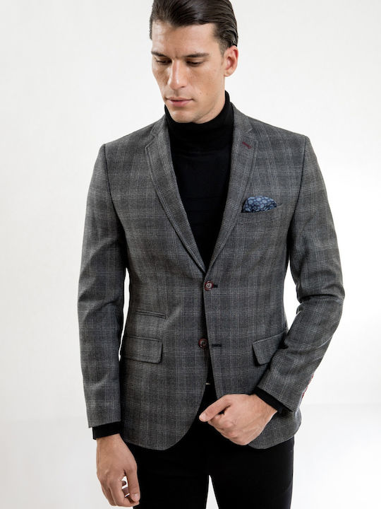 Winter Men’s Suit Jacket Grey