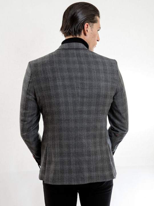 Winter Men’s Suit Jacket Grey