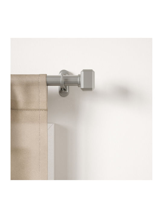 Umbra Extendable Metal Curtain Pole Nickel Geo Pinpoint Φ2.5 107-305 cm