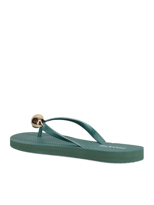 Flip Flops In Green Colour