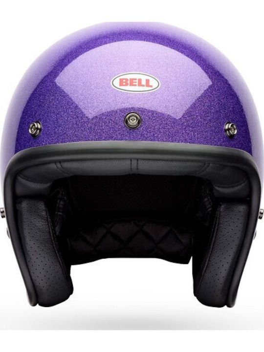 Bell Custom 500 Flake Лилава Каска За Мотор Джет ECE 22.06 982гр
