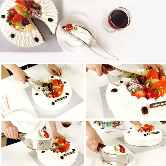 Brunbeste Serving Spatula For Dessert Metallic 25cm