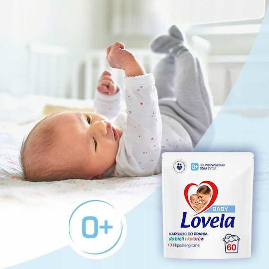 Reckitt Reckitt Professionelles Babyfreundlich Waschmittel für Empfindliche & Weiße Wäsche (60 Kapseln)