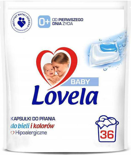 Reckitt Professional Baby Laundry Detergent for Sensitive and White Clothes 36 Capsules
