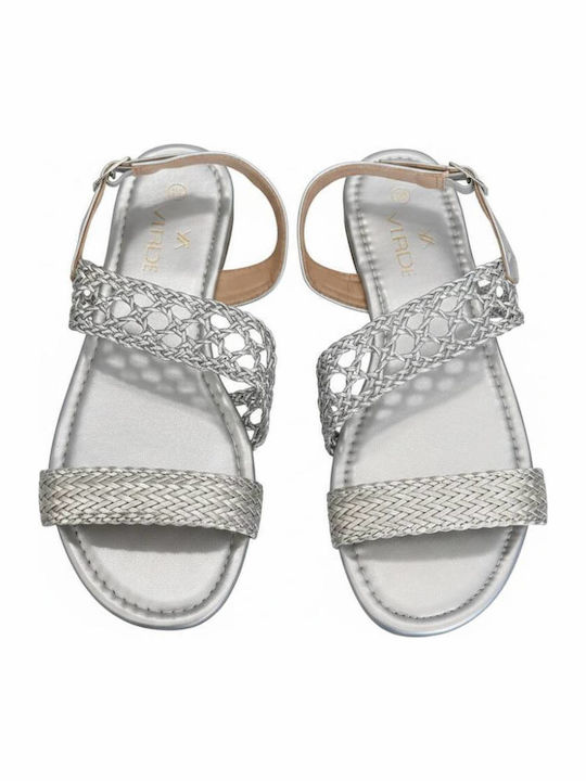 Women's Flat Sandals Silver