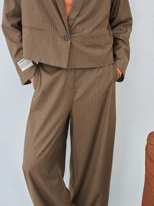 American Vintage Sacou Dama Scurt Maro