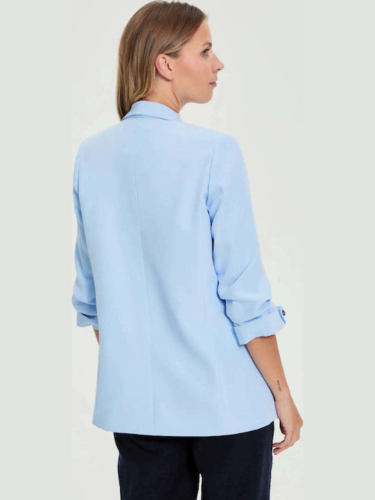Moodo Damen Blazer Hellblau
