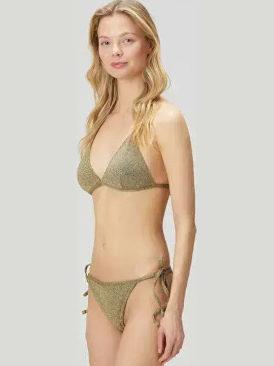 Bikini Τριγωνάκι με Ενίσχυση Gold