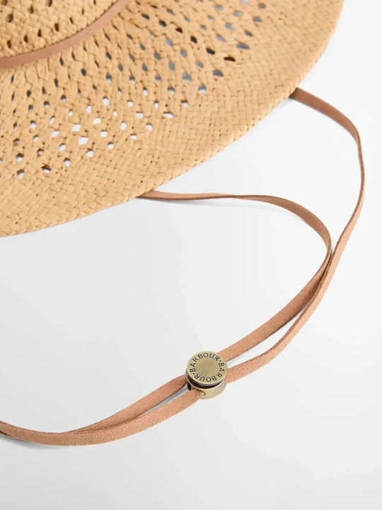 Barbour Damen Leder Fedora Beige