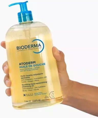 Atoderm Huile de Douche Gentle Oil-Based Shower Gel Against Irritations for Sensitive Dry to Atopic Skin