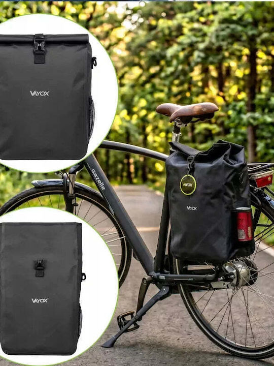 Vayox Bicycle Rack Bag 20l Black