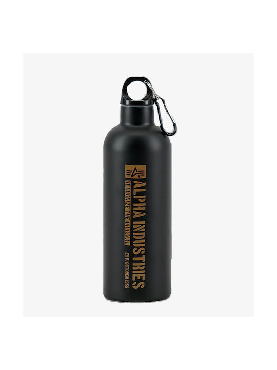 Alpha Industries Бутилка Неръждаема Стомана 500ml Черна