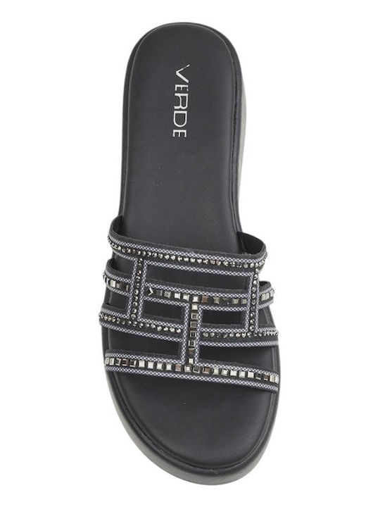 Summer Women's Platform Slippers Style Black
