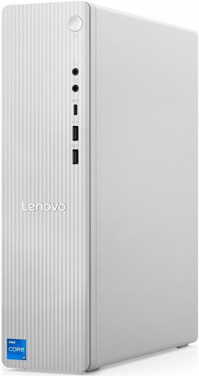 Lenovo Ideacentre Tower 08IRR9 Настолен Компютър (i5-14400/16GB DDR5/512GB SSD + 512GB SSD/Без Операционна Система)