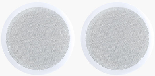 Vevor Εντοιχιζόμενα Ηχεία 150W (Ζεύγος) Λευκά