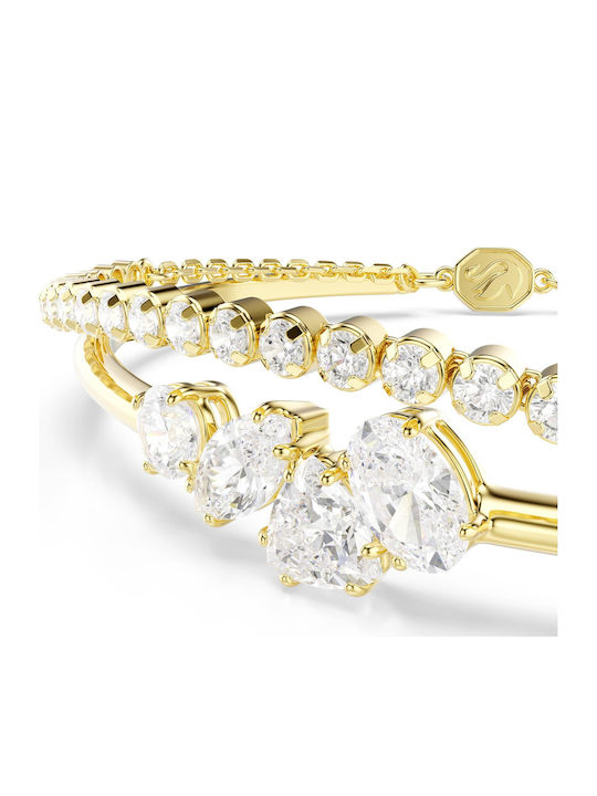 Swarovski Brățară Pentru Femei Placată cu Aur Swarovski Brățară Pentru Femei Placată cu Aur