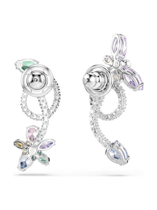 Swarovski Σκουλαρίκια Επιχρυσωμένα με Πέτρες