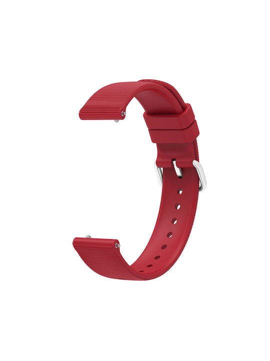 Λουράκι Xiaomi Watch S4 41mm Σιλικόνης Υφή Red