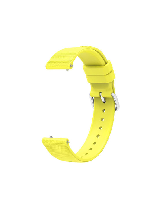 Λουράκι Xiaomi Watch S4 41mm Σιλικόνης Υφή Yellow