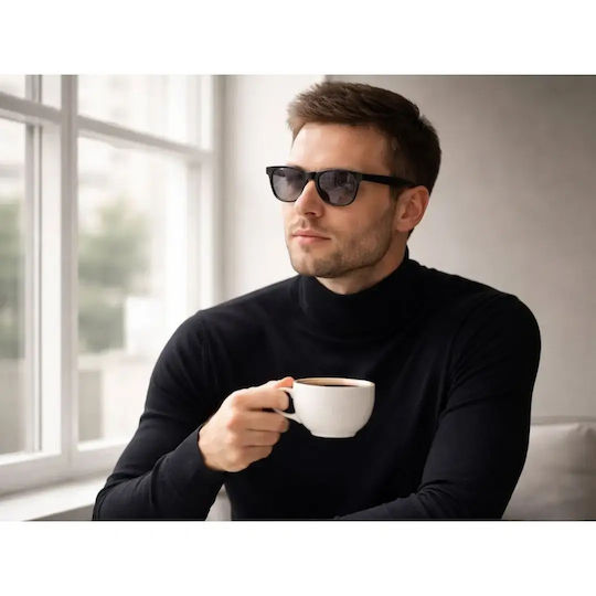 06385V Smart Glasses Μαύρα