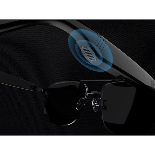 06386V Smart Glasses Μαύρα
