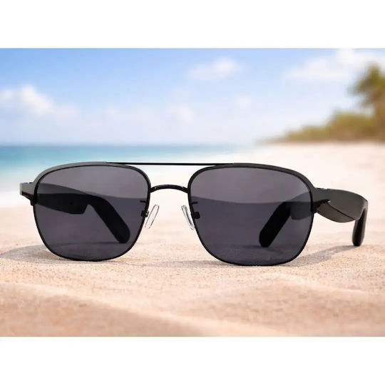 06386V Smart Glasses Μαύρα