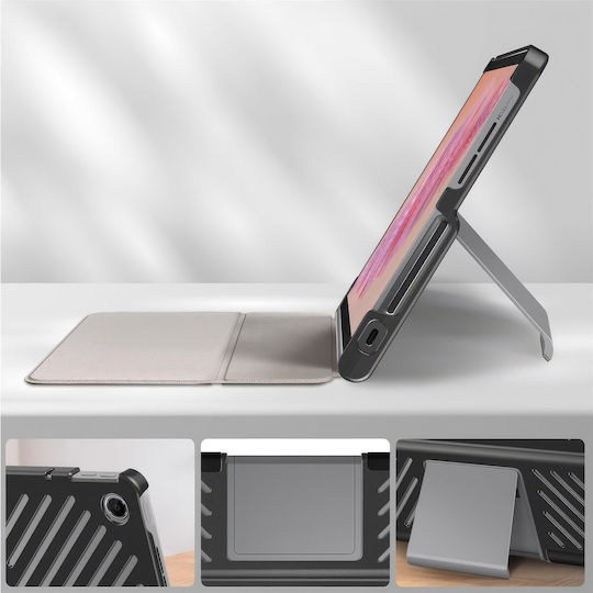 Volte-tel Case Lenovo Tab Plus 2024 Tb351fu 11.5in Leather Book Slim Cover Stand Black 5205308423437