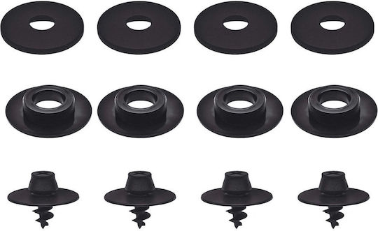 Rubber Car Mats Range Rover Iii L322 Vogue Suv 2001-2012 Black Fitted