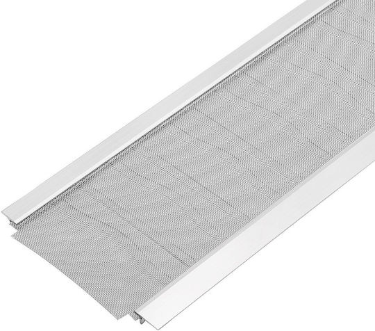 Vevor Gutter Gutter Aluminum Gutter Cover 152.4 Mm Stainless Steel Heavy Duty Micro Mesh Length 14.63 M Thickness 1.02 Mm Protective Sheet Pine Needle Debris Easy Diy Includes Screws 12 Pcs