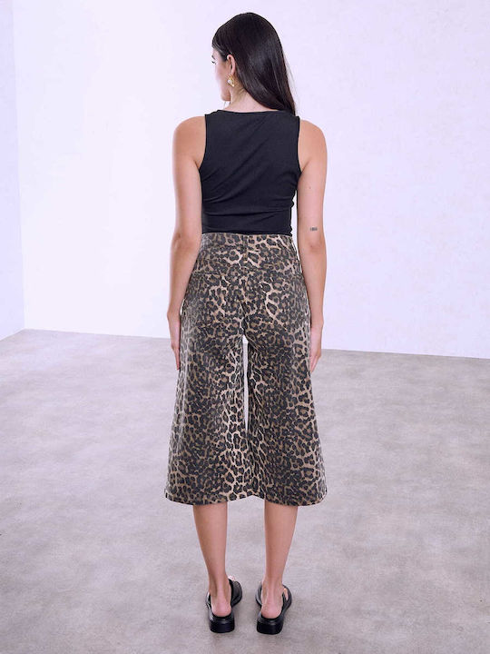 Celestino Jorts Leuopard Loose Fit Maro