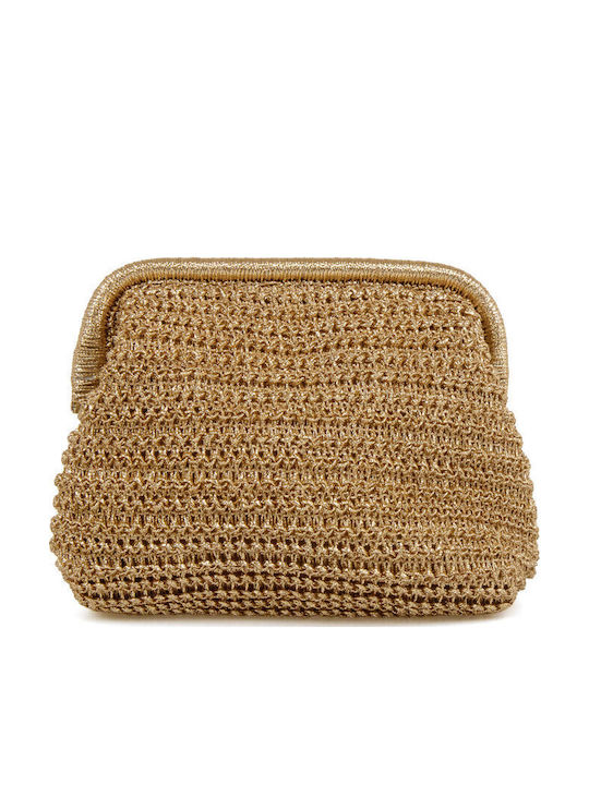 Straw Women's Handbag Gold