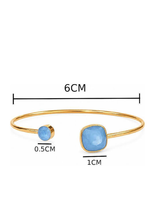 Awear Damen Armband Handschelle aus Stahl Vergoldet Awear Damen Armband Handschelle aus Stahl Vergoldet