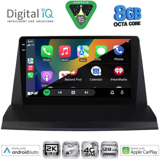 Digital IQ Car Audio System for Lexus NX 2014-2022 (Bluetooth/USB/WiFi/GPS/Apple CarPlay/Android Auto) with 9" Touch Screen