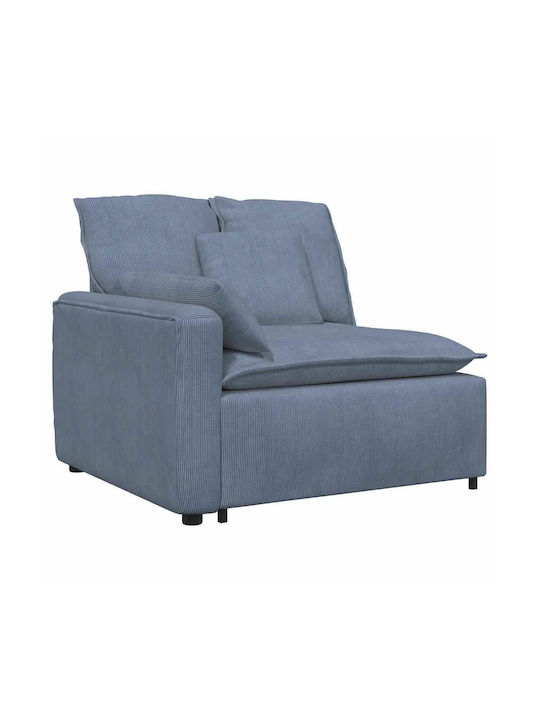 Corner Blue Couch 317x217x64cm