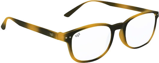 Square Reading Glasses Blue Block 2.00