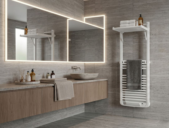 Deltacalor Dryer Electric Towel Rail 750W 144.1x50cm White