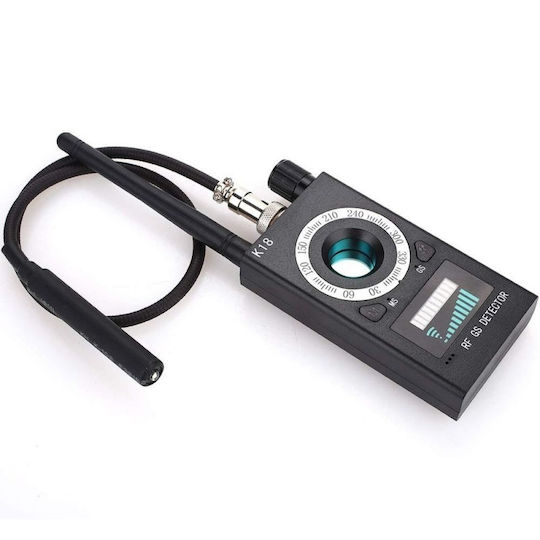 Detector Dispozitive Spy K18 Profesional Detectează Camere Dispozitive GSM Microfoane Localizatoare GPS Reportofoane