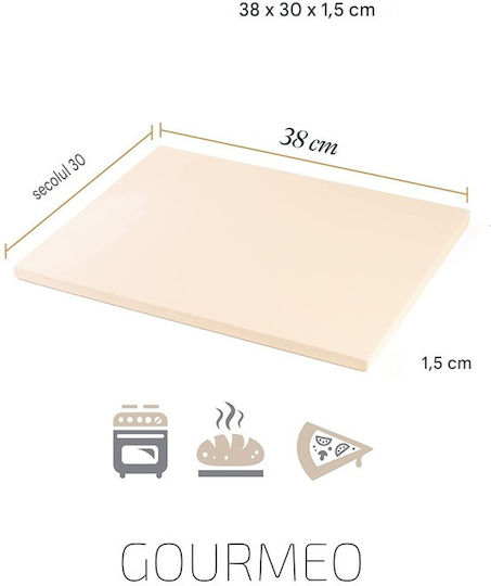 Stone Spatula Set Gourmeo 38x30x1.5 Cm Φτυάρι Πίτσας