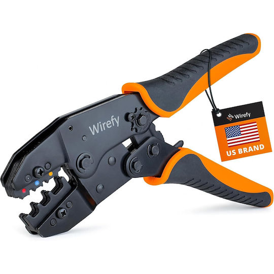 Wirefy Cleste Sertizat Autoreglabil Pentru Papuci Terminali Secțiune 0.5 - 10mm² cu Mecanism cu Clichet