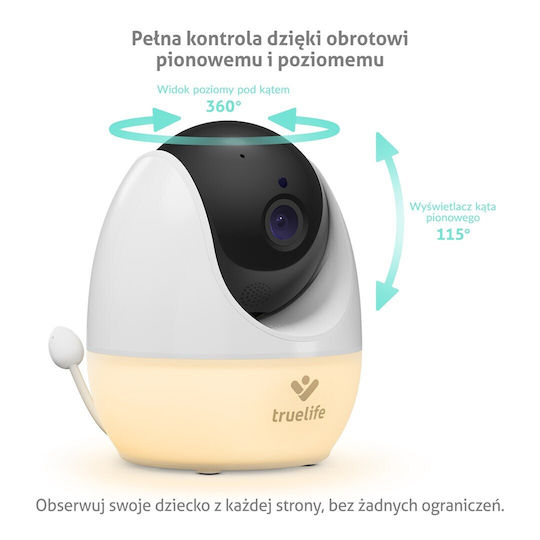 TrueLife Nannycam Baby Monitor With Two-Way Audio And Lullabies