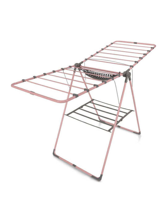 SteweHome Folding Floor Clothes Drying Rack from Metal