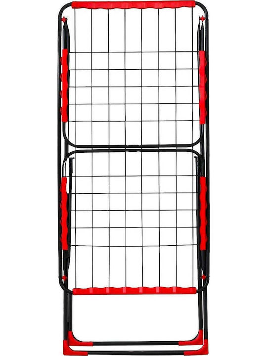 SteweHome Folding Floor Clothes Drying Rack Made of Metal with 20m Hanging Length