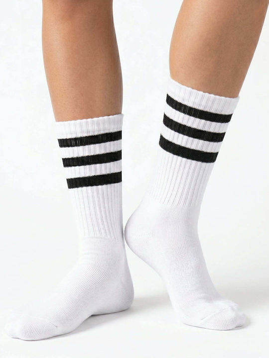 Dimi Socks Μπασκετικές Κάλτσες Λευκές