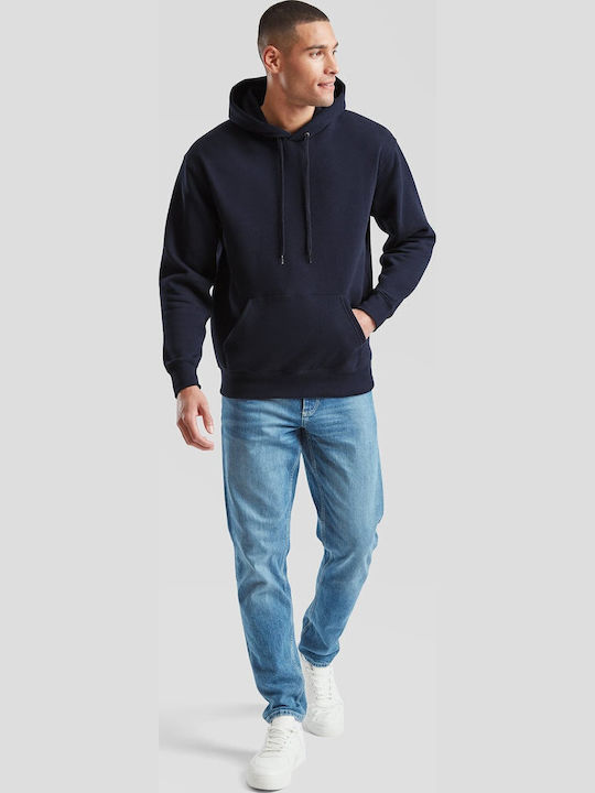 Fruit of the Loom Unisex Promotional Long Sleeve Sweatshirt Deep Navy