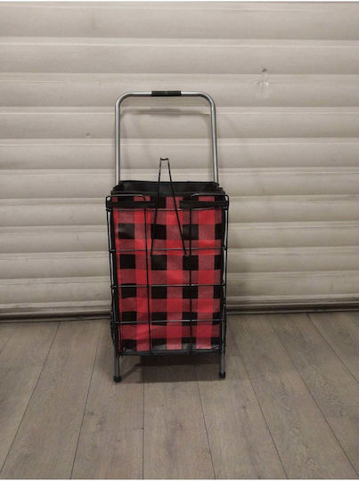 Stoff Einkaufswagen Rote 100x35x100cm