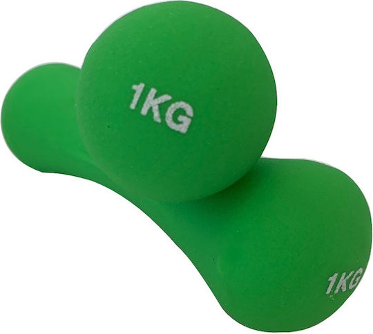 Sportica Neoprene Σετ Βαράκια από Νεοπρένιο 2 x 1kg