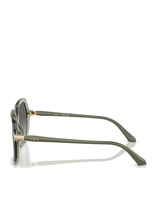 Vogue Ochelari De Soare Pentru Femei Cu Culoare Full Face Verde Și Culoare Gri Degrade VO5561S 302211