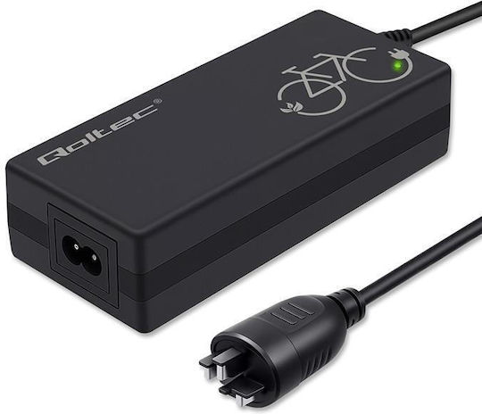Qoltec Charger Qoltec Electric Bicycle 36v/42v 2a Bosch 3pin Connector